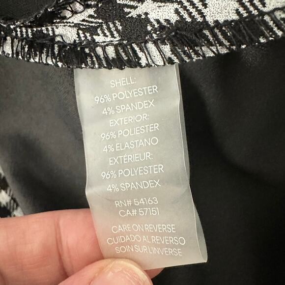 NWTs Calvin Klein Houndstooth Tulip Sleeve Mermaid Skirt Workwear Dress (8) - Picture 15 of 16